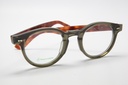 Fleur / Vert Olive - Ecaille Blonde