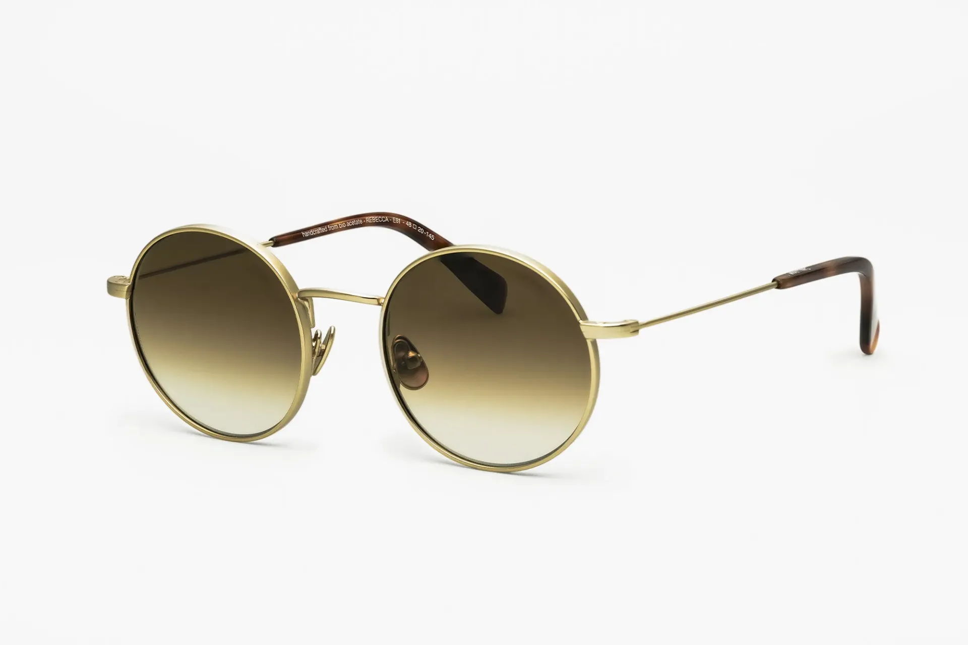 Rebecca / Mat Gold - Écaille Blonde /  Verres Degrade Marron