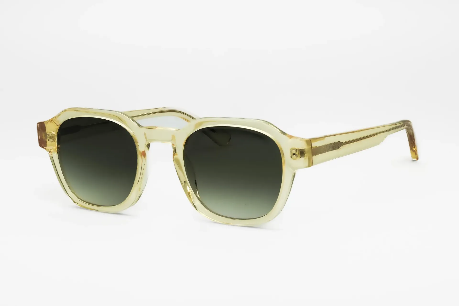 Geo / Champagne cristal / Green Gradient Lens
