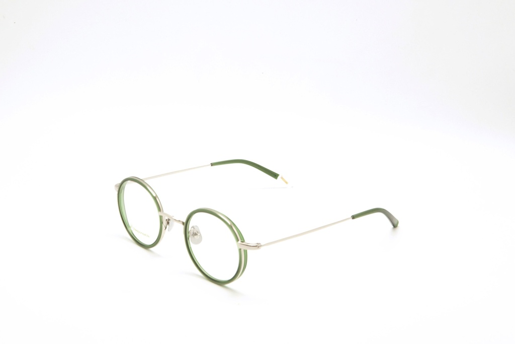 DOMI E9 - Silver / Cristal Bottle Green - Silver