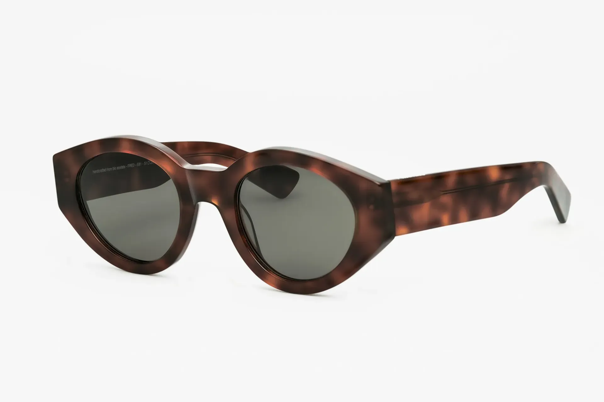 FRED E81 / Blond Tortoise / Green Lenses - Cat.3