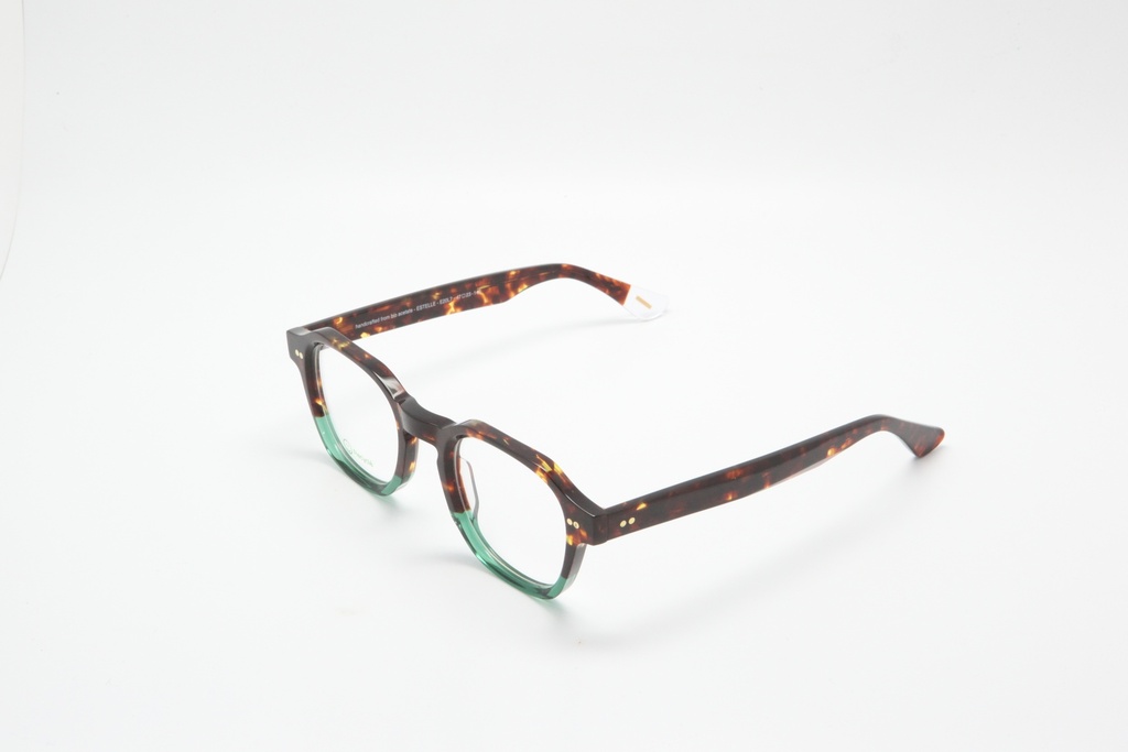 ESTELLE E20L7 / Brown Tortoise L Cristal Turquoise