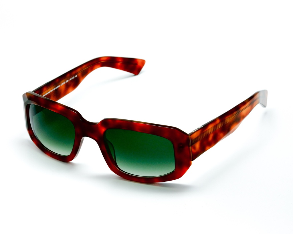 LUCAS E81 / Blond Tortoise / Gradient Green Lenses - Cat.3