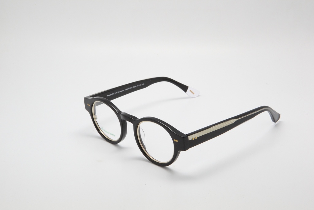 LAURENCE E2B / Black L Cristal ext - Pale Gold