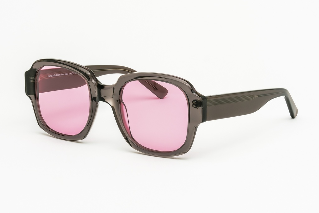 LYLOU E13 / Cristal Grey / Light Pink Lenses - Cat.1