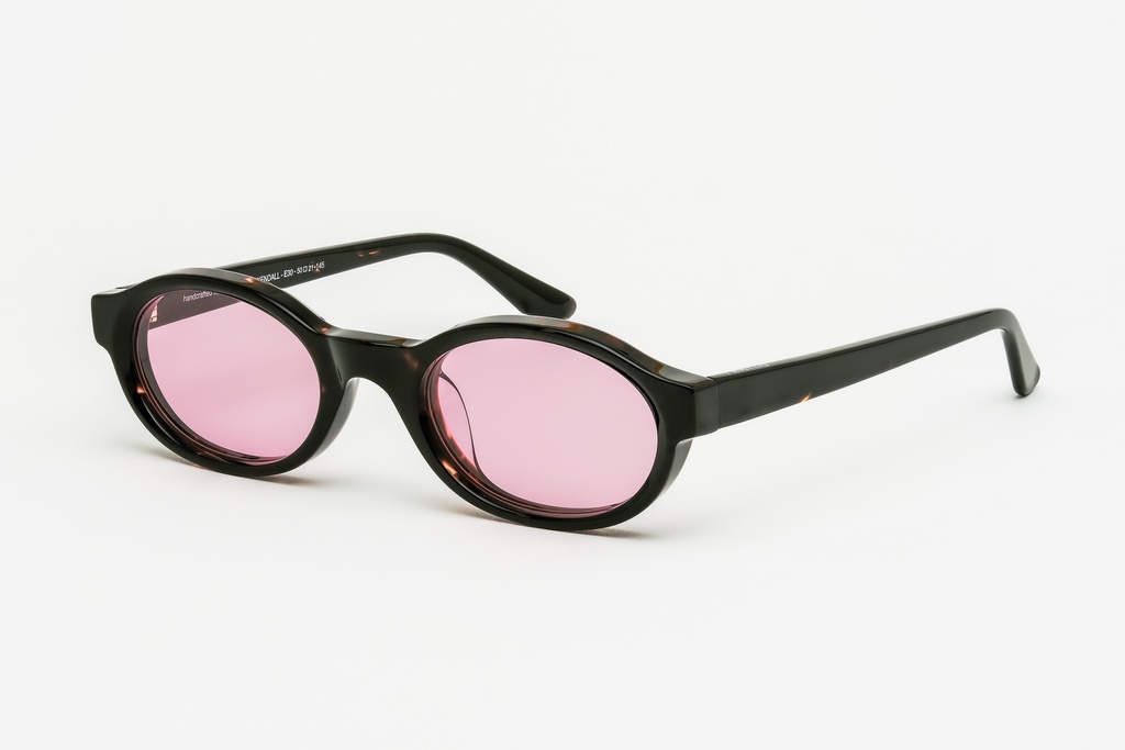 [KendallE30] Kendall / Ecaille Noire /  Verres Light Pink