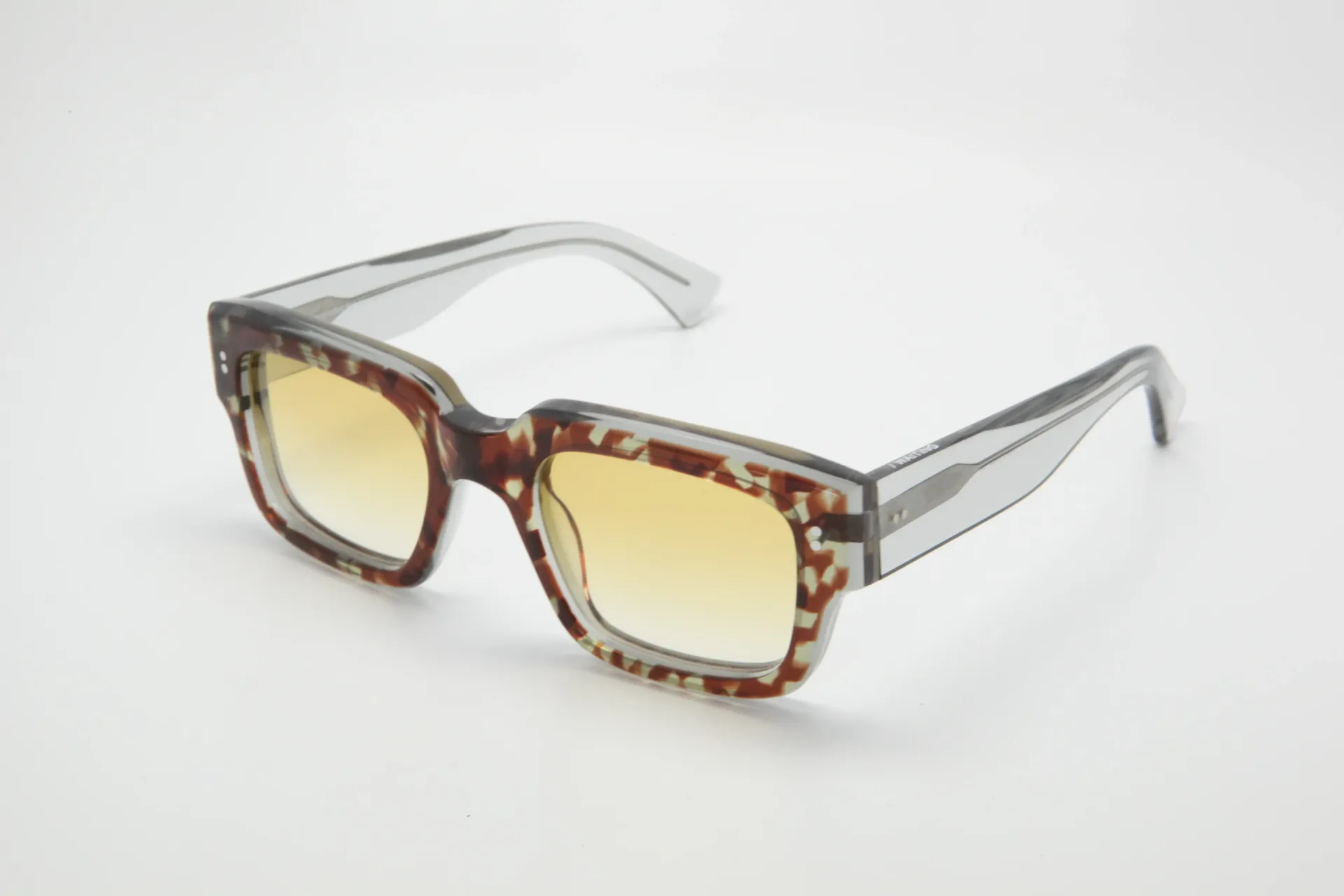JOSEPH E20L10 / Brown Tortoise L Cristal Light Grey / Gradient Yellow Lenses - Cat.1