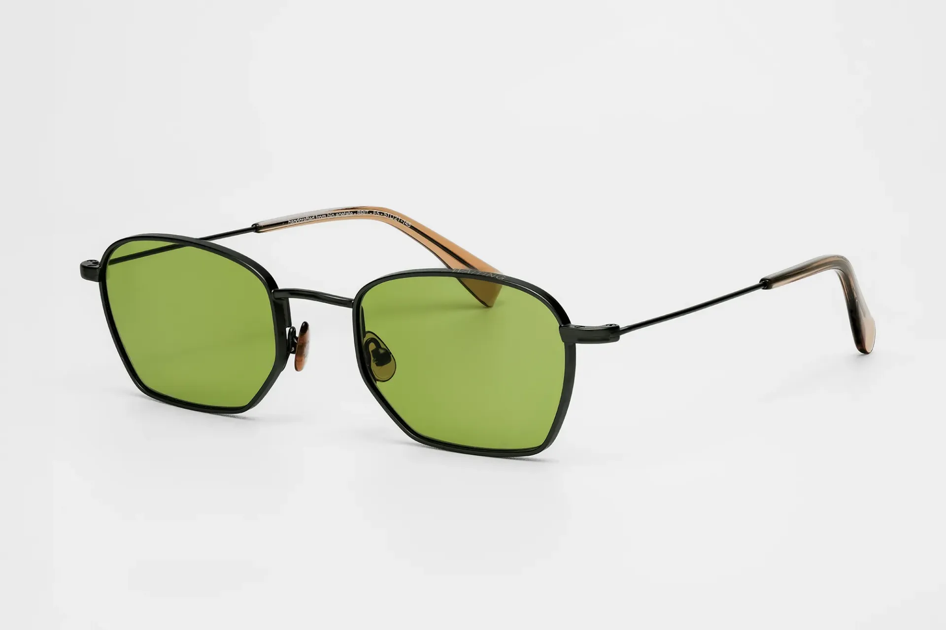 Brit / Mat Gun - Cristal brun  /  Verres Vert profond