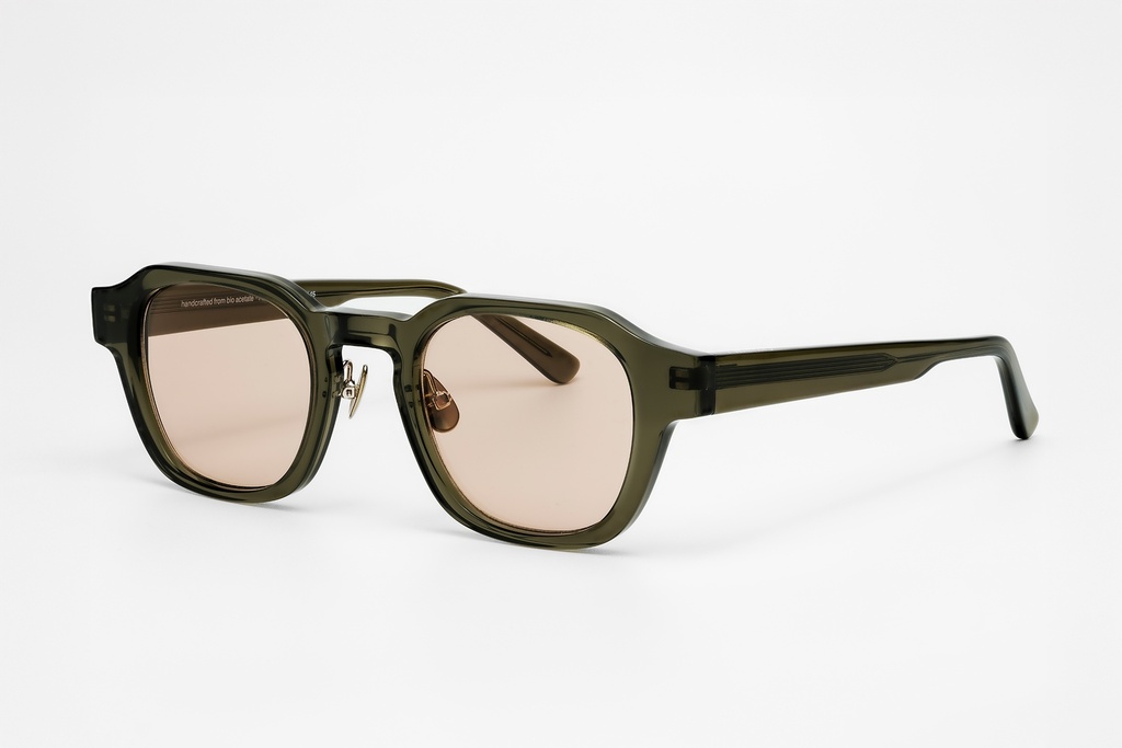 Flo / Vert Olive /  Verres Light brown