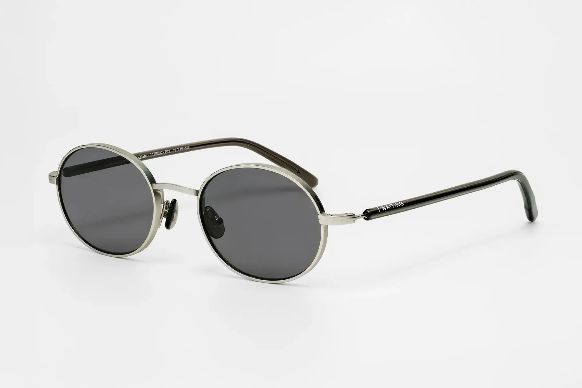 [PatrickE13] Patrick / Mat Silver - Cristal Fumé /  Verres Black Pola