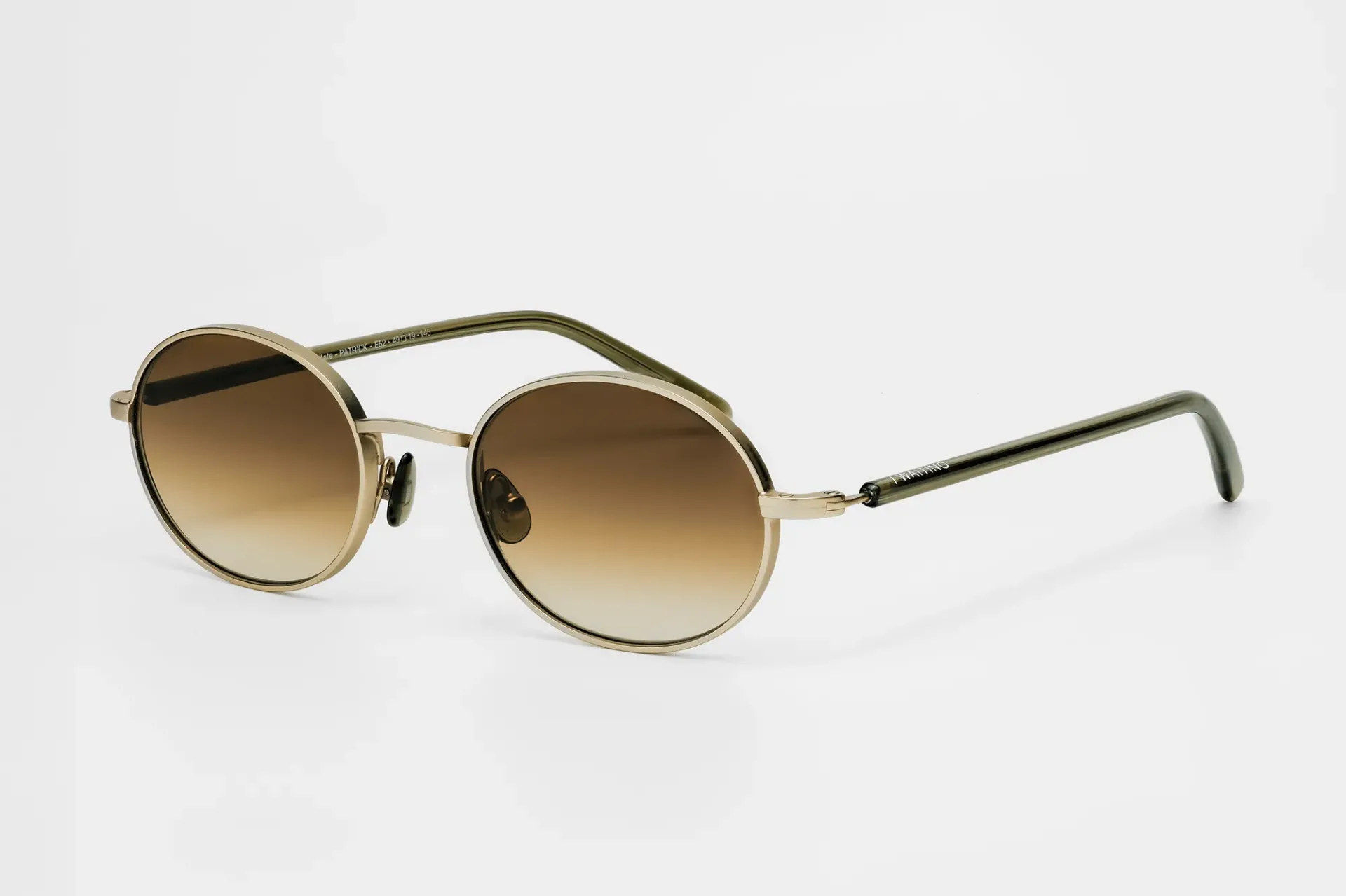 [PatrickE52] Patrick / Mat Gold - Vert Olive /  Verres Degrade Marron